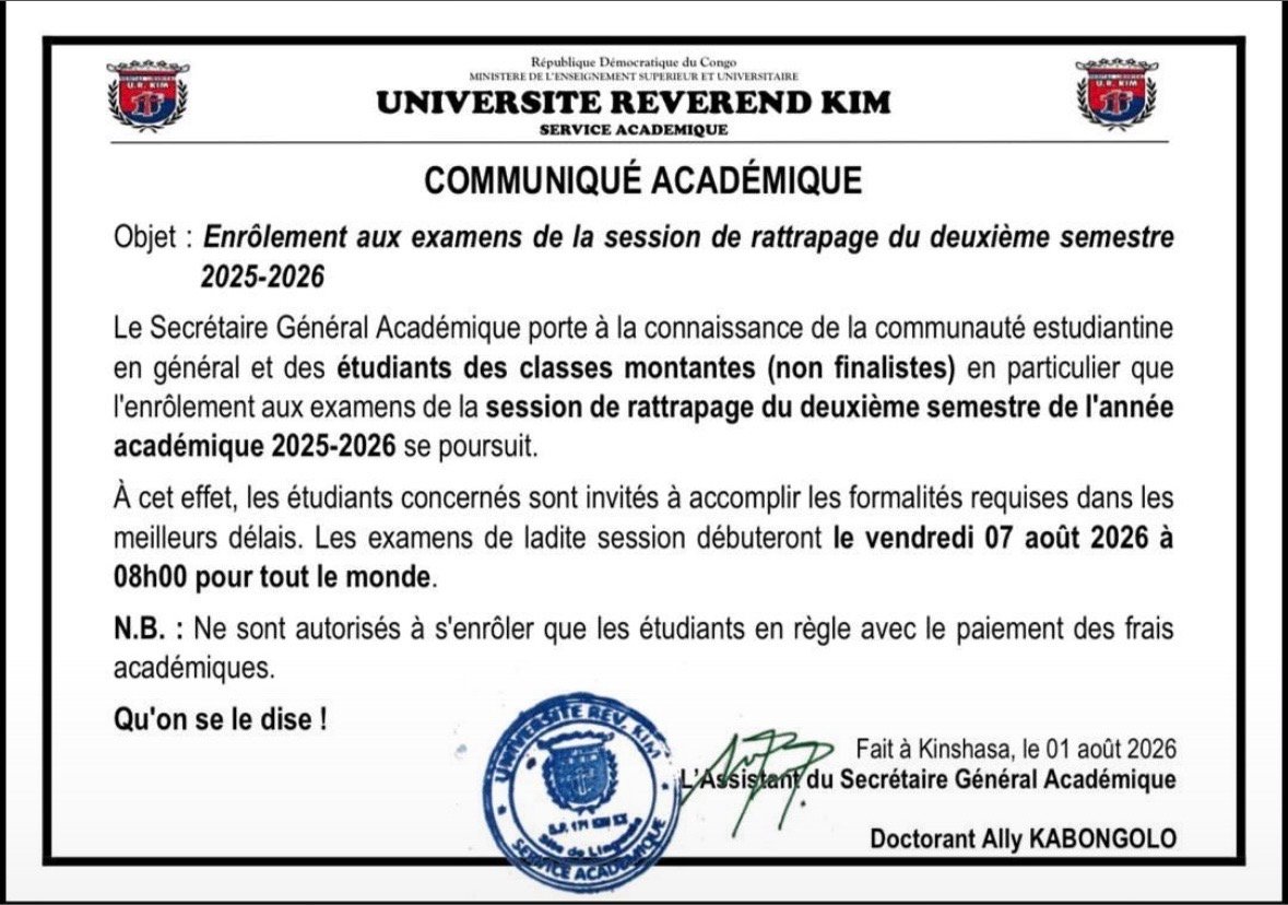Examens de rattrapage (2ᵉ semestre) : Dates, conditions et tout ce qu'il faut savoir avant le 7 août